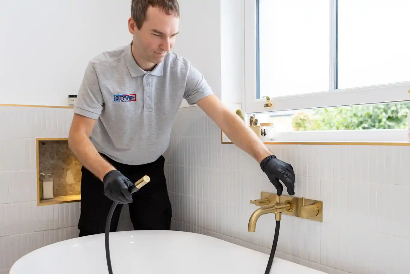 Bathroom plumbing repairs